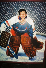 Joel in "Hockey Gear"
